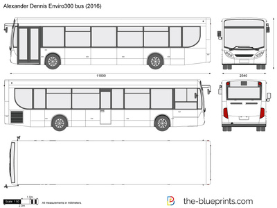Alexander Dennis Enviro300 bus (2016)