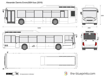 Alexander Dennis Enviro350H bus (2016)