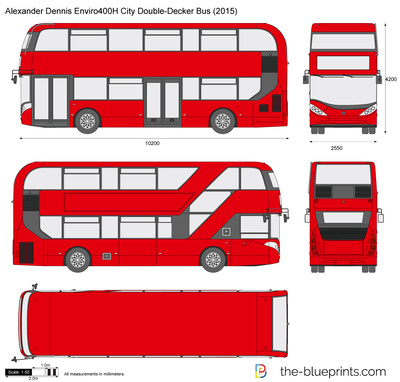 Alexander Dennis Enviro400H City Double-Decker Bus (2015)