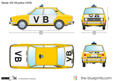 Skoda 105 VB police