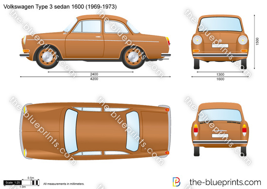 Volkswagen Type 3 sedan 1600