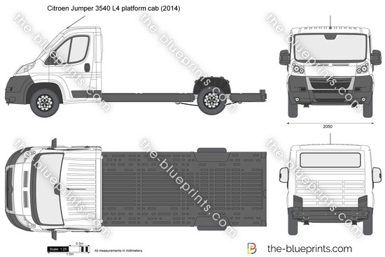 Citroen Jumper 3540 L4 platform cab