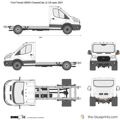 Ford Transit (Mk5f) ChassisCab L2 US-spec 2021