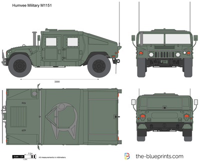 Humvee Military M1151
