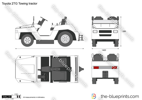 Toyota 2TG Towing tractor