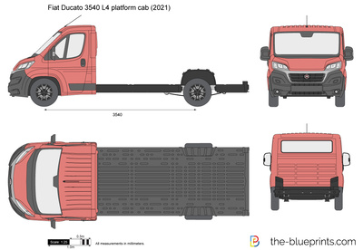 Fiat Ducato 3540 L4 platform cab