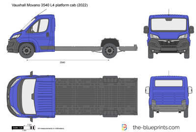 Vauxhall Movano 3540 L4 platform cab (2022)