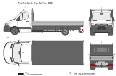 Freightliner Sprinter Single Cab Tipper (2023)