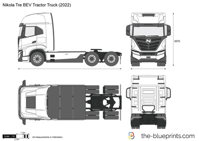 Nikola Tre BEV Tractor Truck (2022)