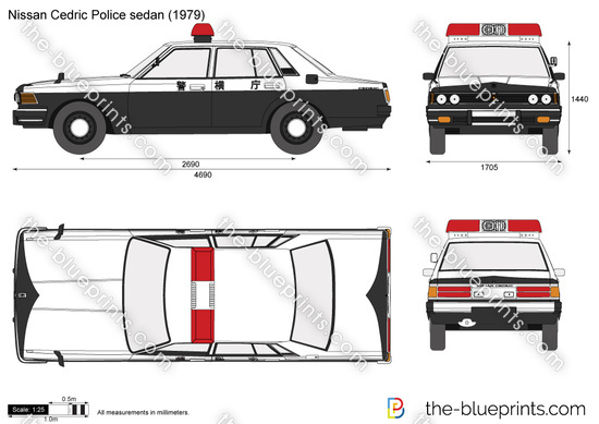 Nissan Cedric Police sedan
