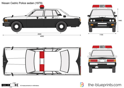 Nissan Cedric Police sedan (1979)