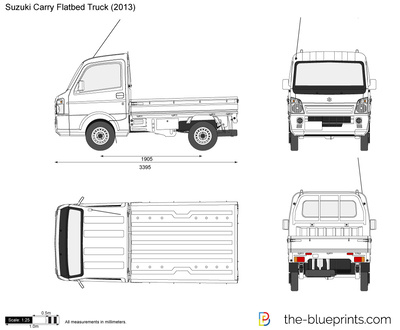Suzuki Carry Flatbed Truck (2013)