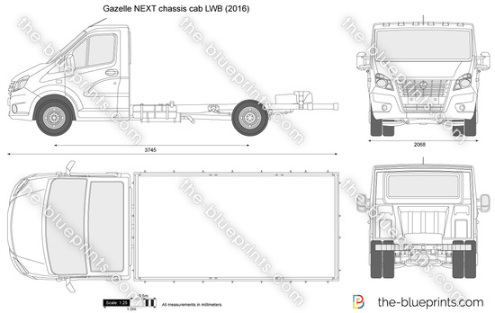 GAZ Gazelle NEXT chassis cab LWB