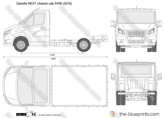 GAZ Gazelle NEXT chassis cab SWB