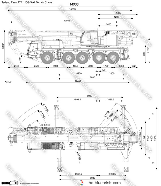 Tadano Faun ATF 110G-5 All Terrain Crane