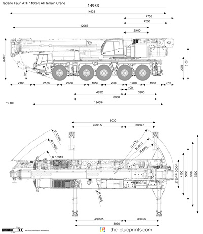 Tadano Faun ATF 110G-5 All Terrain Crane