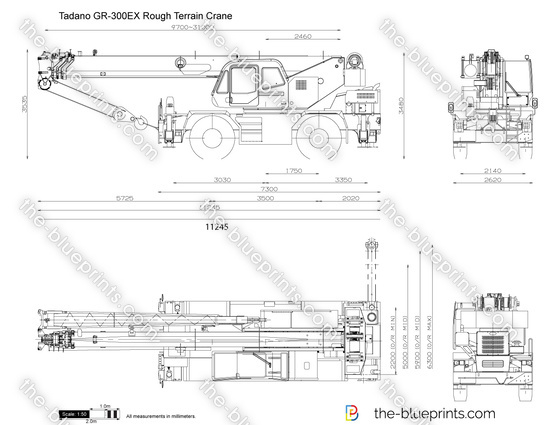 Tadano GR-300EX Rough Terrain Crane