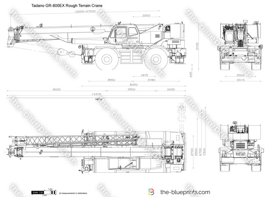 Tadano GR-800EX Rough Terrain Crane