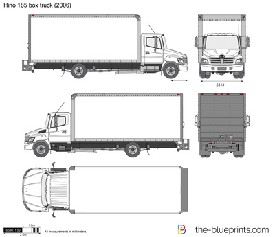 Hino 185 box truck (2006)
