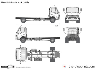 Hino 195 chassis truck (2012)