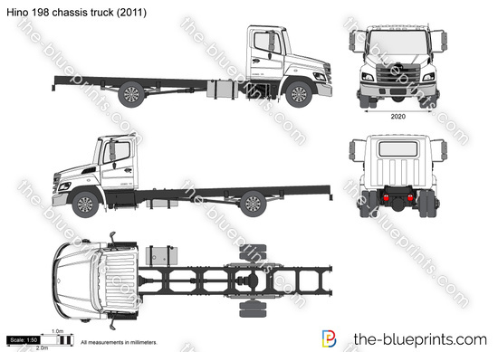 Hino 198 chassis truck