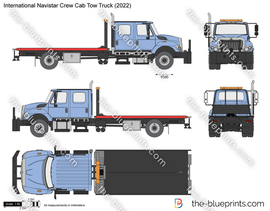 International Navistar Crew Cab Tow Truck