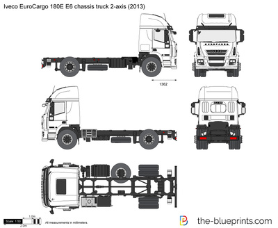 Iveco EuroCargo 180E E6 chassis truck 2-axis (2013)