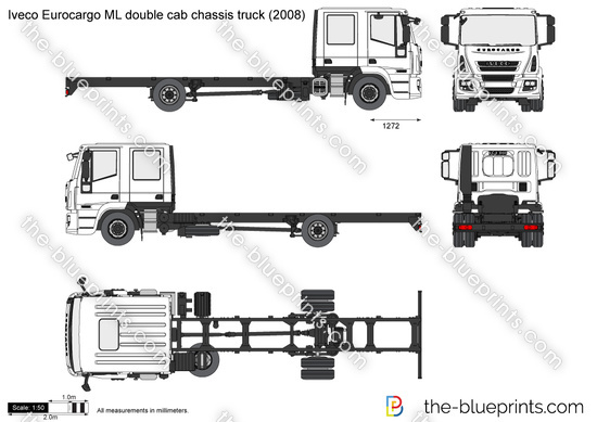 Iveco Eurocargo ML double cab chassis truck