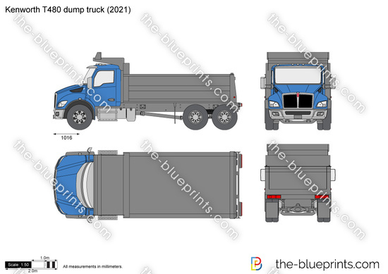 Kenworth T480 dump truck