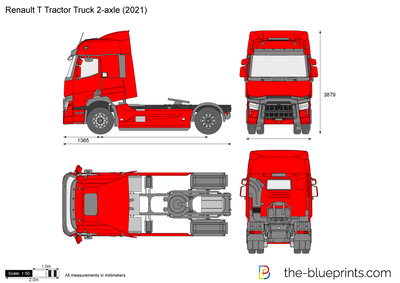 Renault T Tractor Truck 2-axle