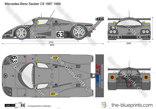 Mercedes-Benz Sauber C9 1987 1989