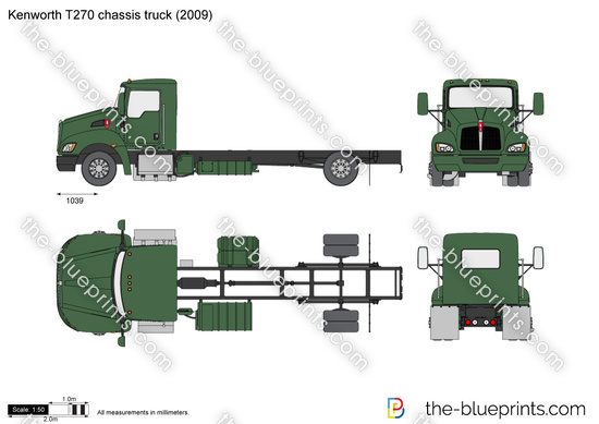 Kenworth T270 chassis truck