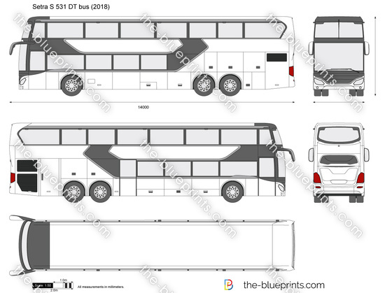 Setra S 531 DT bus