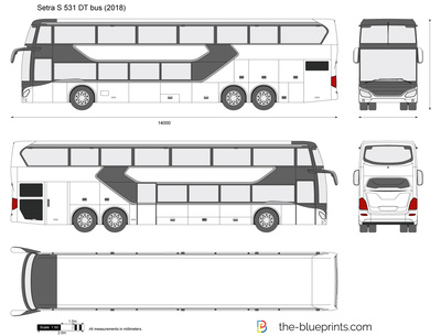 Setra S 531 DT bus