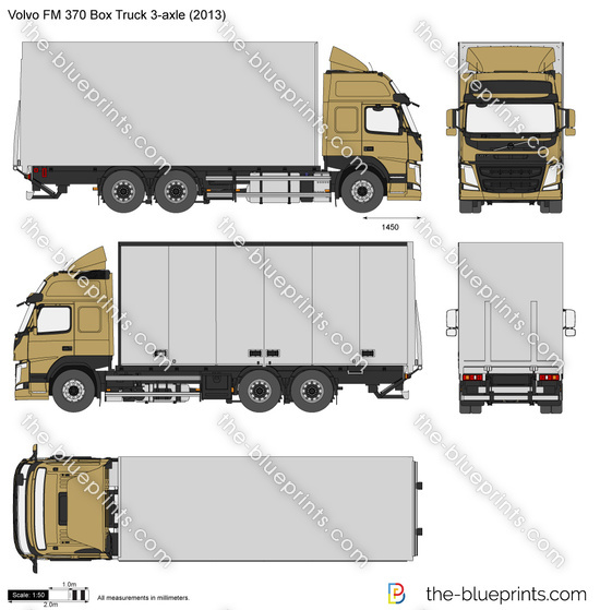 Volvo FM 370 Box Truck 3-axle