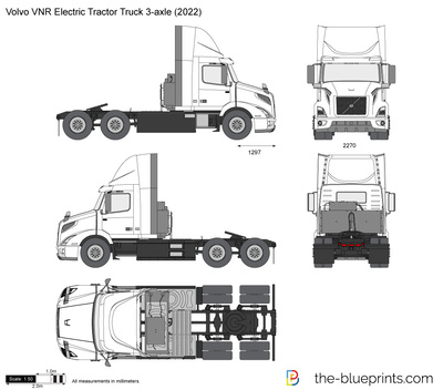 Volvo VNR Electric Tractor Truck 3-axle (2022)
