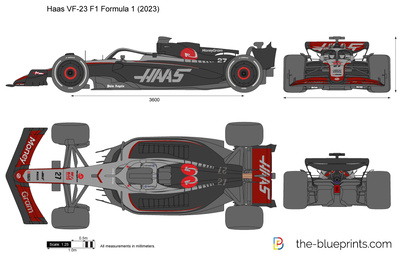 Haas VF-23 F1 Formula 1 (2023)