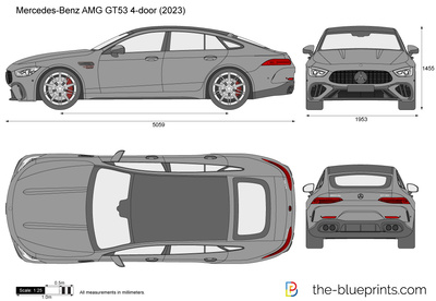 Mercedes-Benz AMG GT53 4-door (2023)
