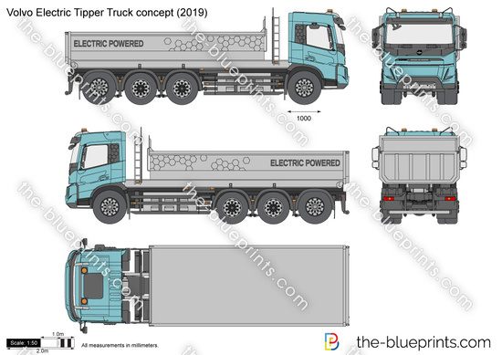 Volvo Electric Tipper Truck concept