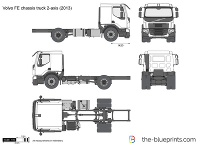 Volvo FE chassis truck 2-axis (2013)