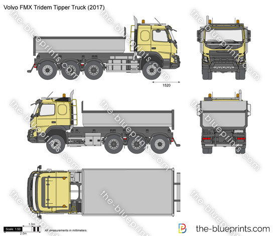 Volvo FMX Tridem Tipper Truck