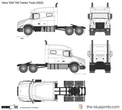 Volvo VNX 740 Tractor Truck