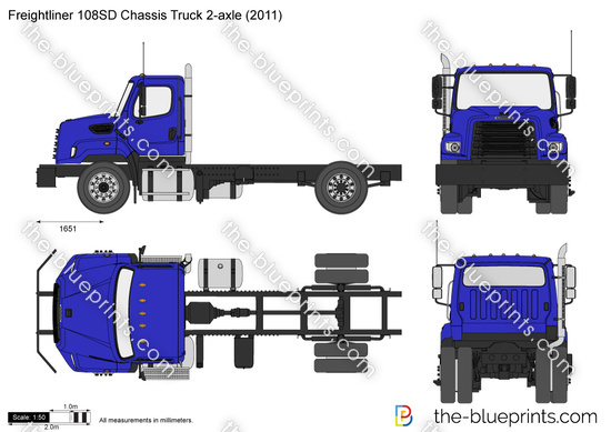 Freightliner 108SD Chassis Truck 2-axle
