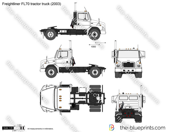 Freightliner FL70 tractor truck