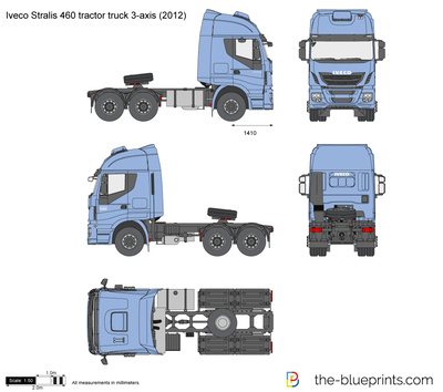 Iveco Stralis 460 tractor truck 3-axis