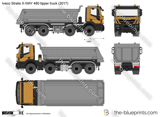 Iveco Stralis X-WAY 480 tipper truck