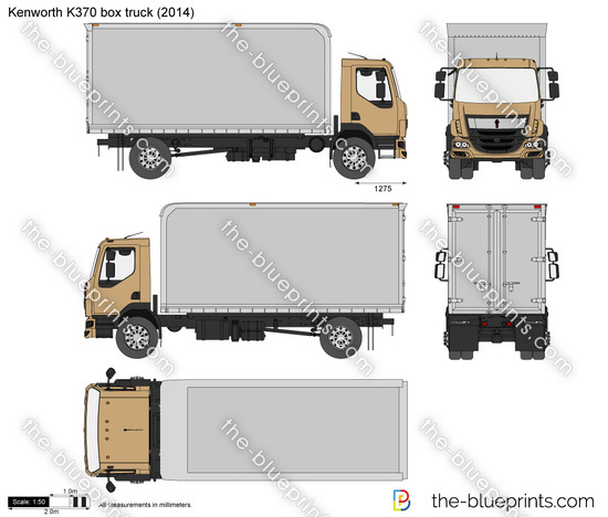 Kenworth K370 box truck