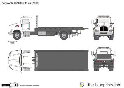 Kenworth T370 tow truck