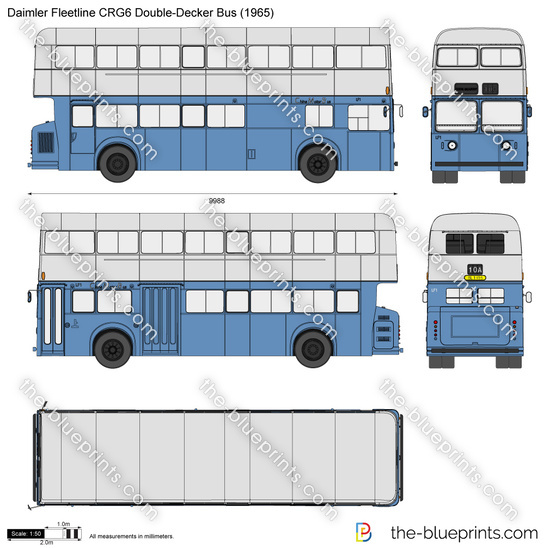 Daimler Fleetline CRG6 Double-Decker Bus