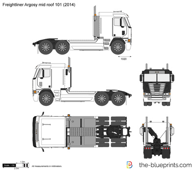 Freightliner Argosy mid roof 101 (2014)